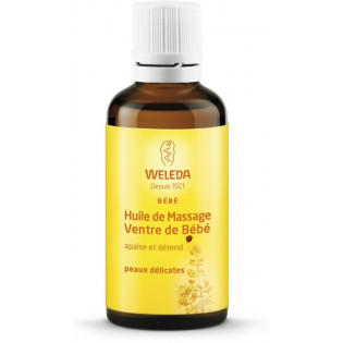 WELEDA BEBE Huile de Massage Ventre. Flacon 50ml