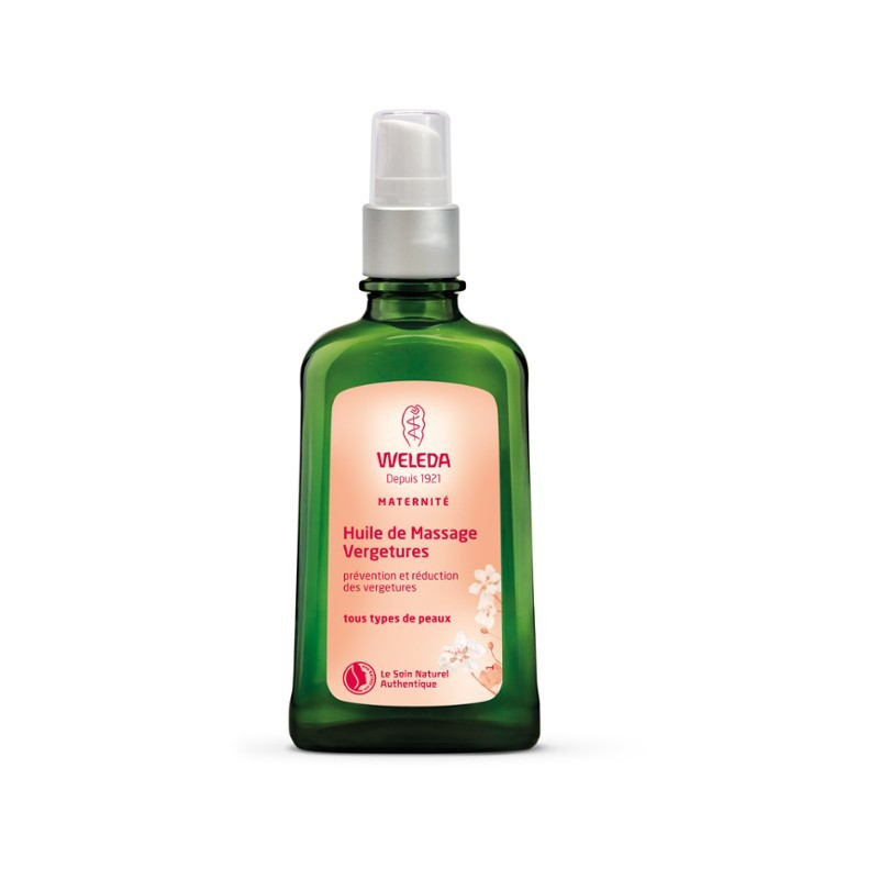 WELEDA MATERNITE DUO Huile de Massage Vergetures. 2 Flacons pompe 100ml WELEDA MATERNITE DUO Huile de Massage Vergetures. 2 Flacons pompe 100ml