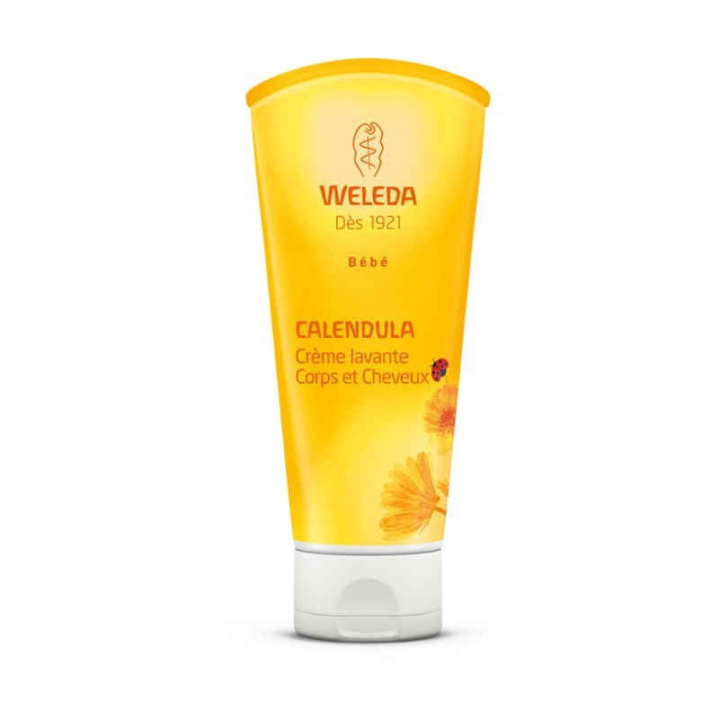 WELEDA BEBE CALENDULA Crème lavante Corps et Cheveux. Tube 200ml WELEDA BEBE CALENDULA Crème lavante Corps et Cheveux. Tube 200ml