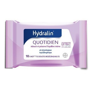 HYDRALIN QUOTIDIEN 10 LINGETTES 
