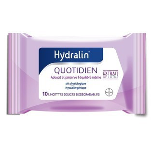 HYDRALIN QUOTIDIEN 10 LINGETTES 