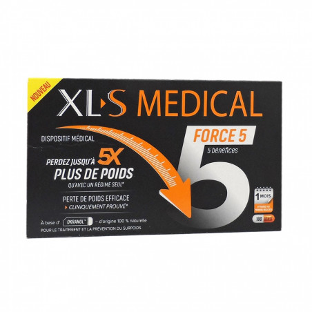 XLS MEDICAL FORCE 5 180 GELULES