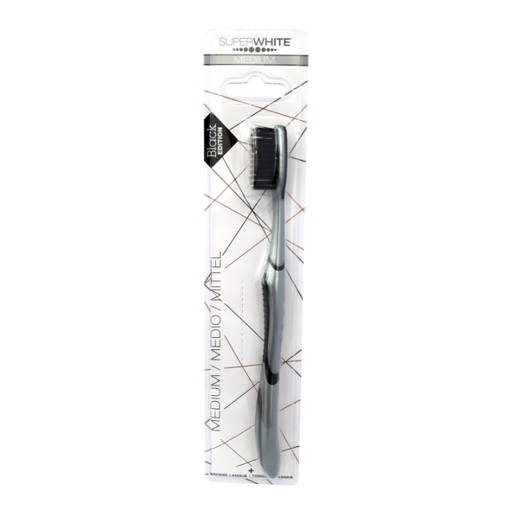 BROSSE A DENTS MEDIUM BLACK EDITION