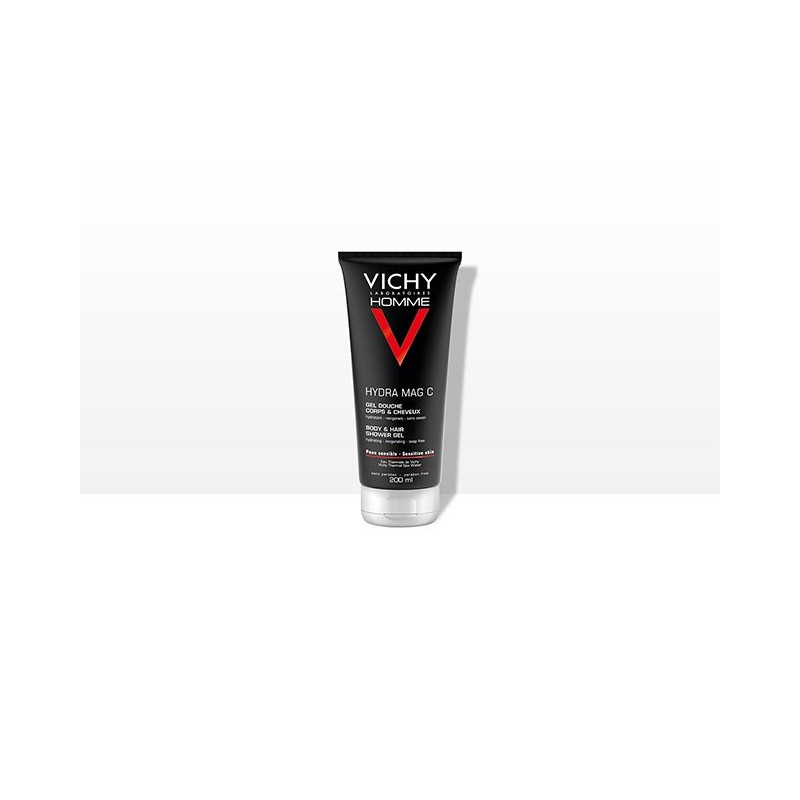 Vichy Homme Hydra Mag C Gel Douche Corps & Cheveux. Tube 200ML Vichy Homme Hydra Mag C Gel Douche Corps & Cheveux. Tube 200ML