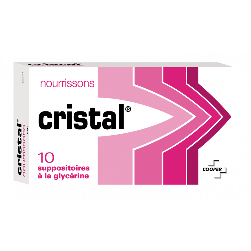 CRYSTAL INFANTS 10 SUPPOSITORIES WITH GLYCERINE