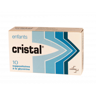 CRISTAL NOURRISSONS 10 SUPPOSITOIRES A LA GLYCERINE