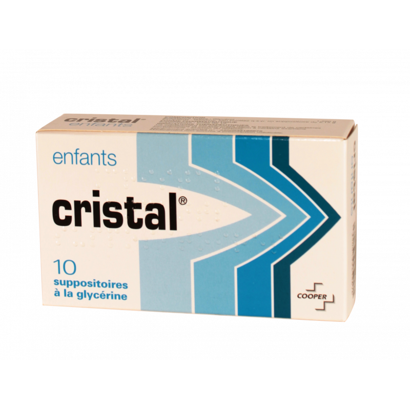 CRISTAL NOURRISSONS 10 SUPPOSITOIRES A LA GLYCERINE