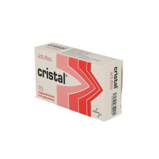 CRYSTAL INFANTS 10 SUPPOSITORIES WITH GLYCERINE