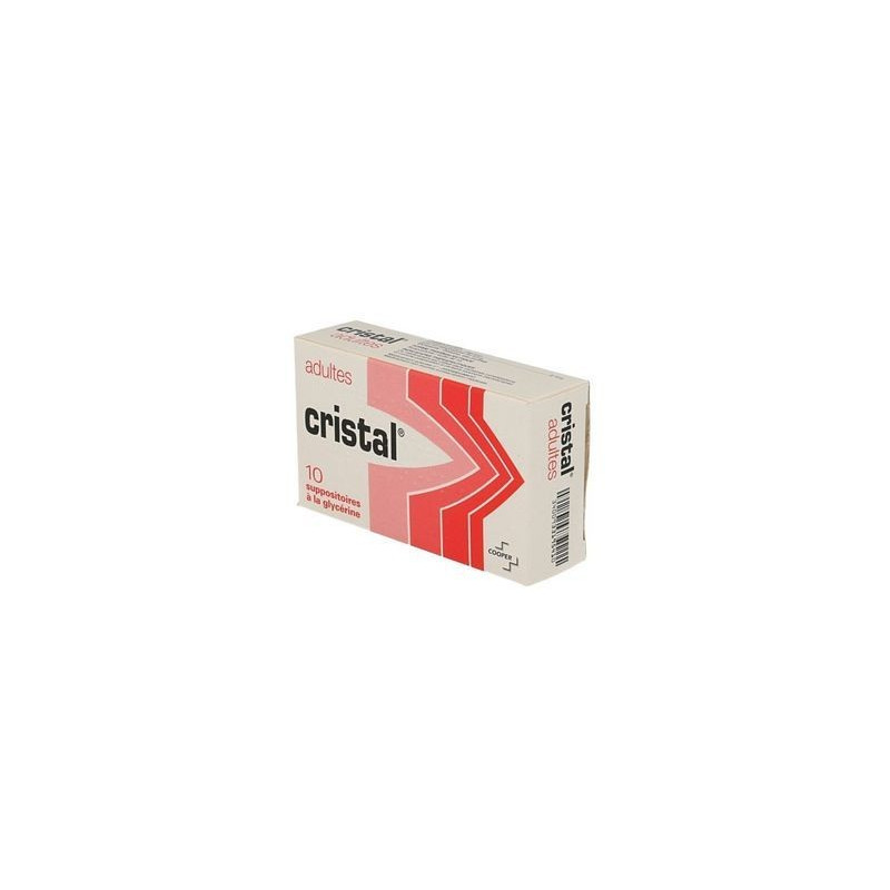 Cristal Adultes 10 Suppositoires A La Glycerine Mon Pharmacien Conseil