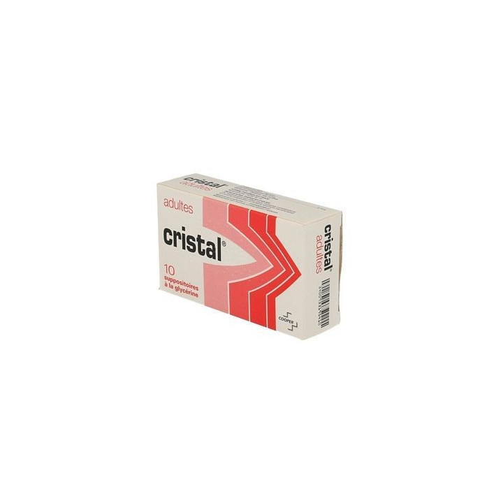 CRYSTAL INFANTS 10 SUPPOSITORIES WITH GLYCERINE