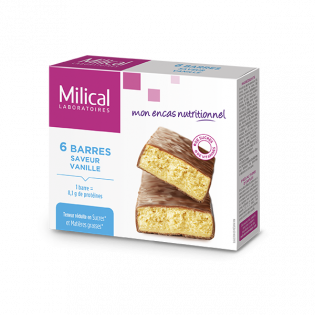 Milical 6 vanilla flavour slimming bars
