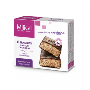 Milical 6 slimming bars chocolate flavor