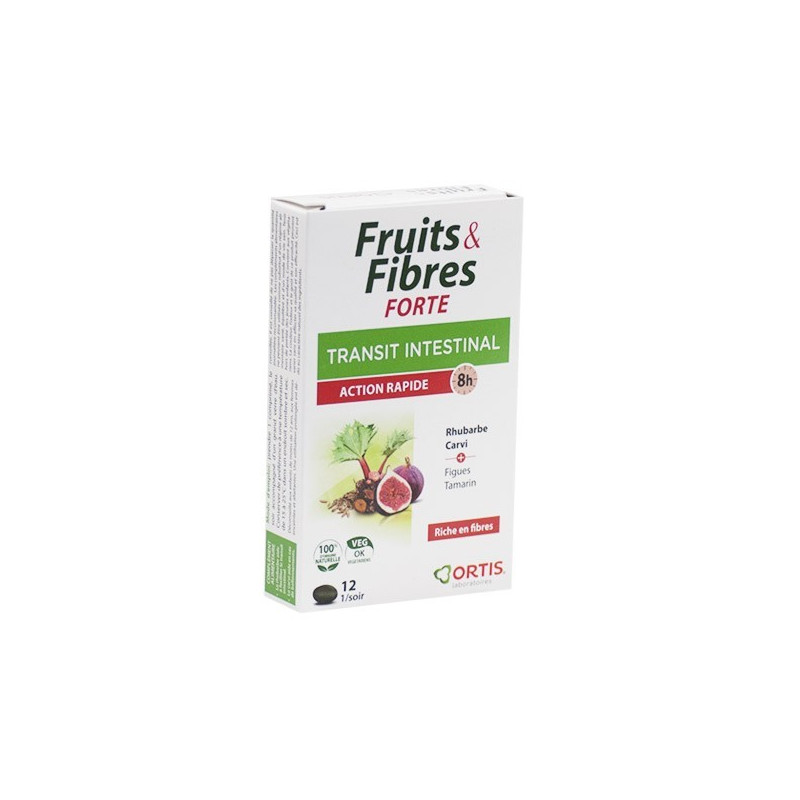 FRUITS&FIBRES FORTE FAST ACTION 12 TABLETS 