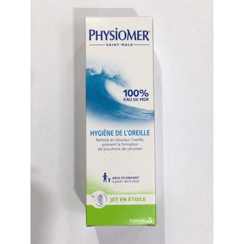 PHYSIOMER HYGIENE DE L'OREILLE A PARTIR DE 6 MOIS 115ML PHYSIOMER HYGIENE DE L'OREILLE A PARTIR DE 6 MOIS 115ML