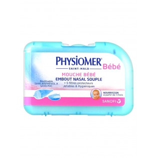 PHYSIOMER FLY BABY + 5 DISPOSABLE PROTECTIVE FILTERS FROM 1 MONTH 