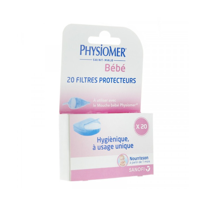 PHYSIOMER MOUCHE BEBE + 5 FILTRES PROTECTEURS JETABLES A PARTIR DE 1 MOIS 