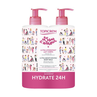 Topicrem Ultra Moisturizing Body. Pump bottle 500ml + refill 500ML