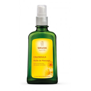 Weleda Calendula Huile de Massage Flacon pompe 100 ml