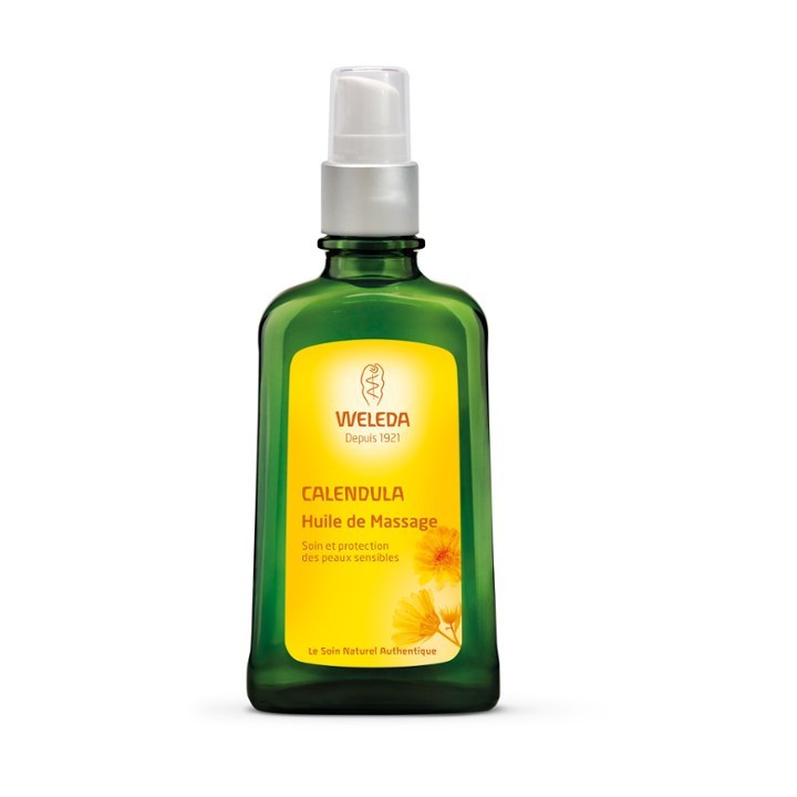 WELEDA Calendula Massage Oil. Pump bottle 100ml