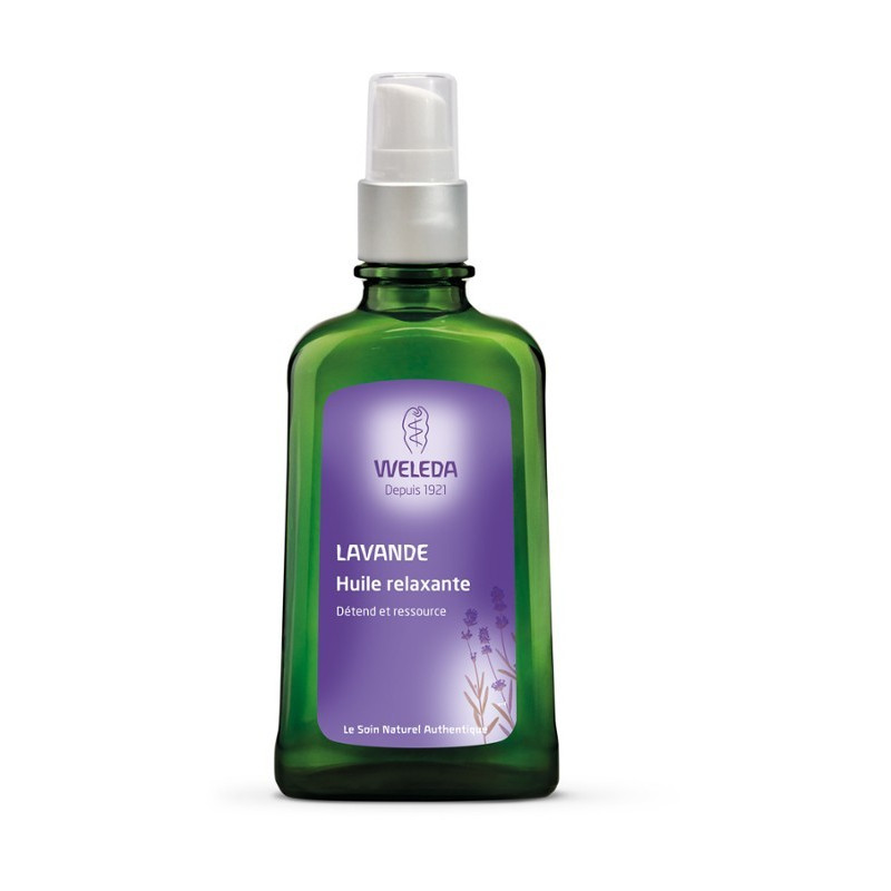 WELEDA LAVANDE Huile relaxante. Flacon pompe 100ml WELEDA LAVANDE Huile relaxante. Flacon pompe 100ml