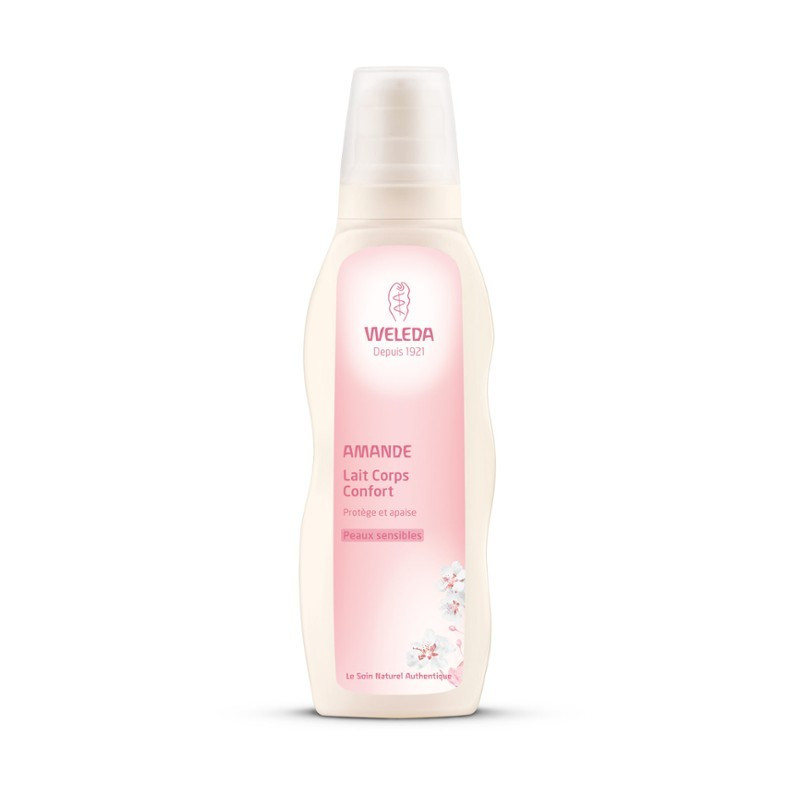 WELEDA AMANDE Lait Corps Confort . Flacon pompe 200ml WELEDA AMANDE Lait Corps Confort . Flacon pompe 200ml