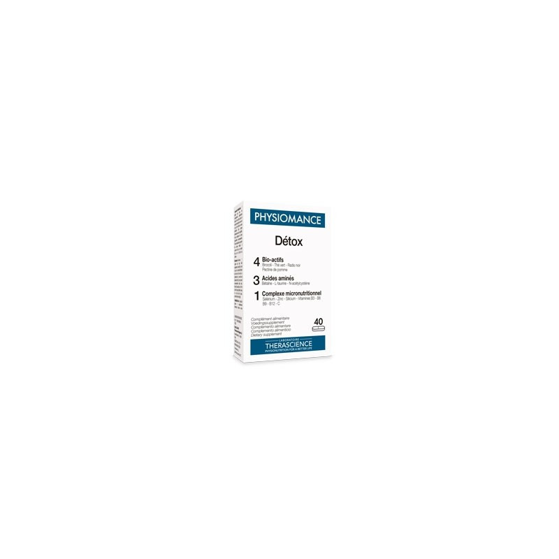 PHYSIOMANCE DETOX 40 COMPRIMES PHYSIOMANCE DETOX 40 COMPRIMES