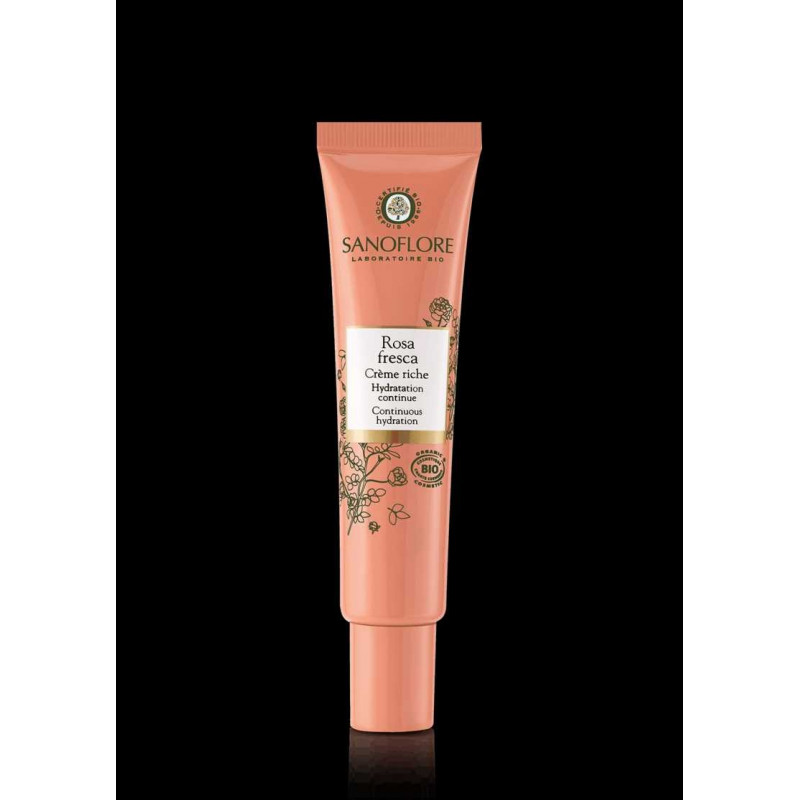 Sanoflore Rosa Fresca Crème riche. Tube 40ml