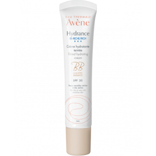 NEW Avene Hydrance BB-Riche Tinted Moisturizer SPF 30. 40ml tube