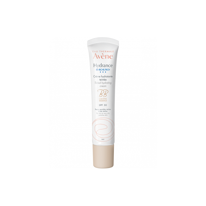 NOUVEAU Avène Hydrance BB-Riche Crème hydratante teintée SPF 30. Tube 40ml