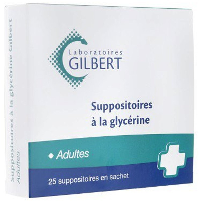 25 Suppositories With Glycerine Adults Gilbert