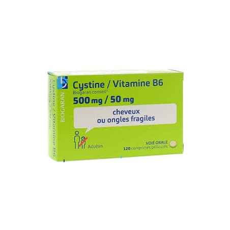 Cystine B6 Biogaran 120 film-coated tablets