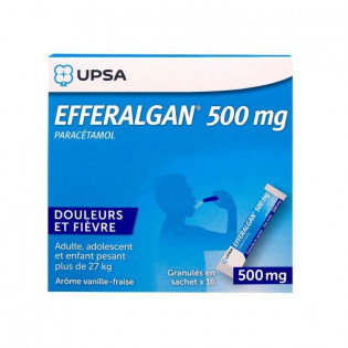 EFFERALGAN 1000MG GRANULES IN BAG X8 CAPPUCCINO FLAVOUR