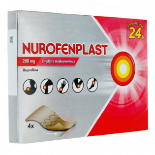 NUROFENPLAST 4 EMPLATRES 24H