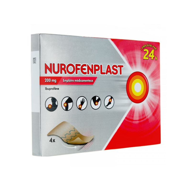 NUROFENPLAST 4 EMPLATRES 24H