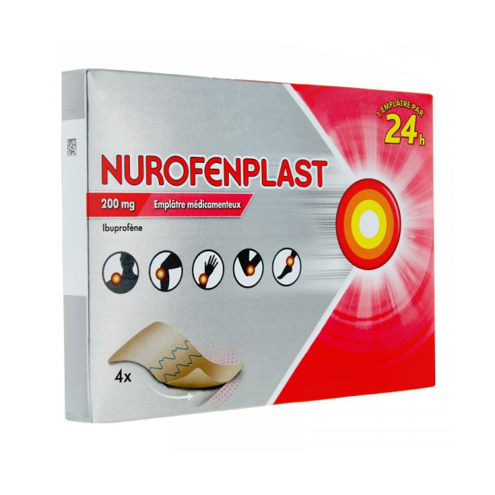 NUROFENPLAST 4 PCS 24H