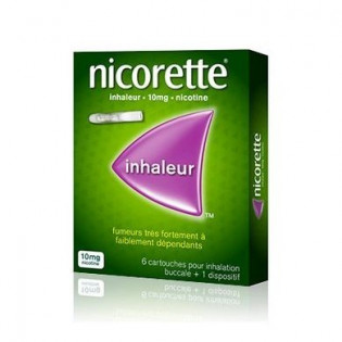 NICORETTE INHALEUR 10MG 6 CARTOUCHES + 1 DISPOSITIF