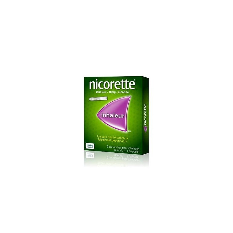 NICORETTE INHALEUR 10MG 6 CARTOUCHES + 1 DISPOSITIF