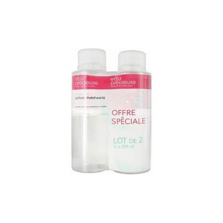 Eau Précieuse Lotion. Lot of 2 bottles of 375ML