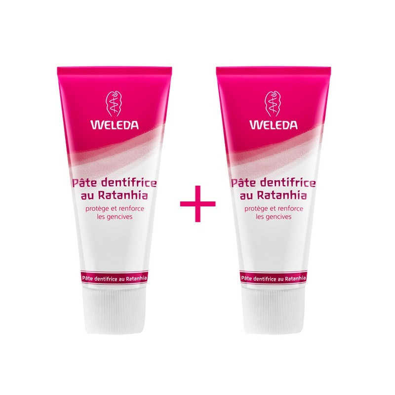 WELEDA Pâte dentifrice au Ratanhia. Tube 75 ml