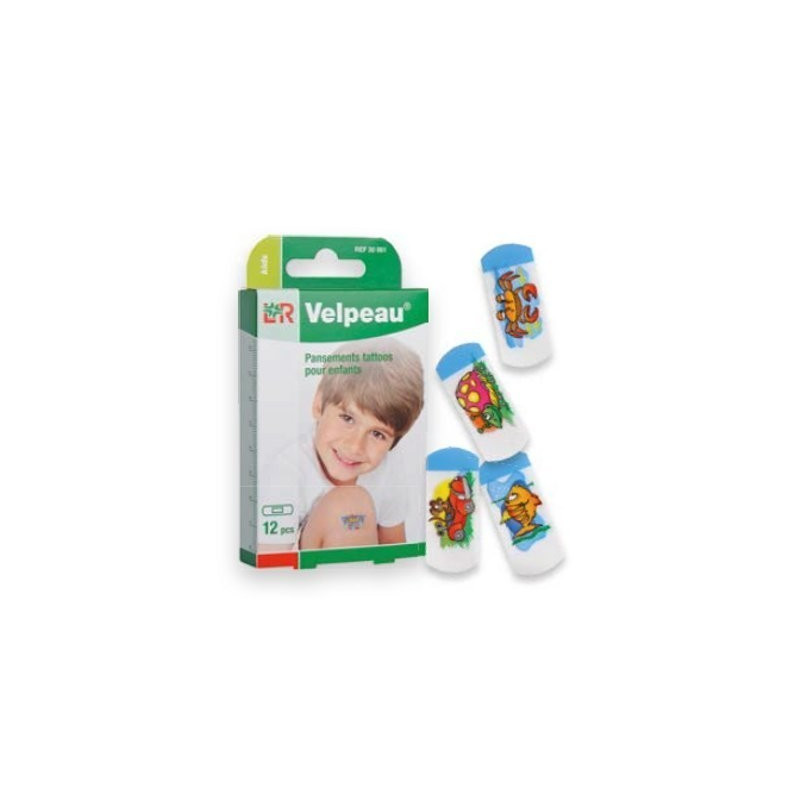 VELPEAU TATTOOS BANDAGES CHILDREN 12 PIECES