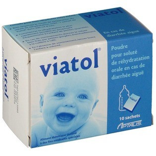 VIATOL 10 SACHETS DE SOLUTION DE REHYDRATATION 