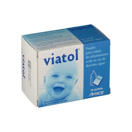 VIATOL 10 SACHETS DE SOLUTION DE REHYDRATATION 