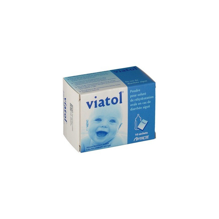 VIATOL 10 SACHETS DE SOLUTION DE REHYDRATATION 