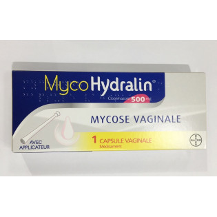 MYCOHYDRALIN 1 VAGINAL CAPSULE WITH APPLICATOR 