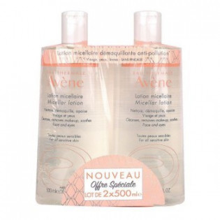 Avene Micellar Cleansing and Make-up Remover Lotion 2 x 400ml