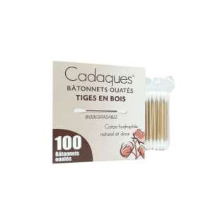 Comed wooden cotton buds bag of 100