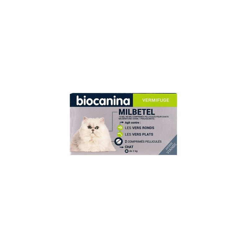 BIOCANINA MILBETEL 2 COMPRIMES 