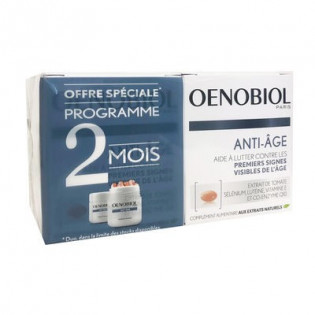 OENOBIOL ANTI AGE ELASTICITE ET DENSITE DE LA PEAU LOT DE 2 X 30 CAPSULES