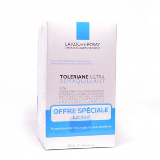 La Roche Posay Toleriane Sensitive Eye Makeup Remover. 30 single doses of 5ML