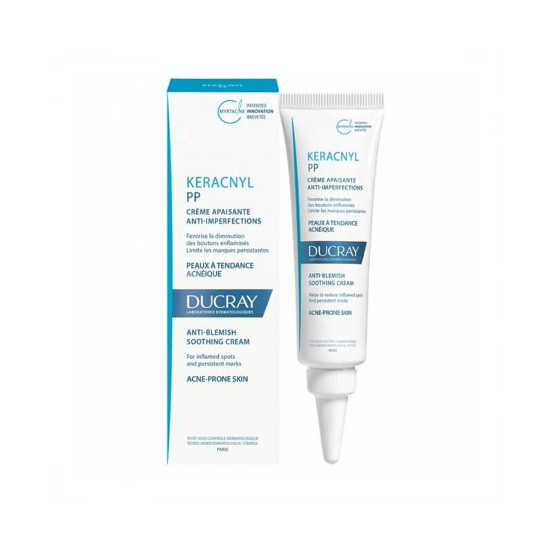 Ducray Keracnyl PP Crème Soin Apaisant anti-imperfections. Tube 30ML Ducray Keracnyl PP Crème Soin Apaisant anti-imperfections. Tube 30ML
